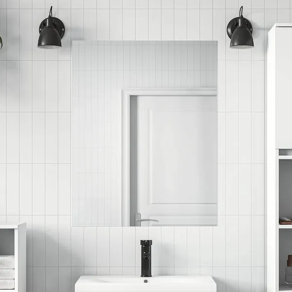 Film Miroir Auto-adhésif 90 x 150 cm 2 pcs Argenté PET