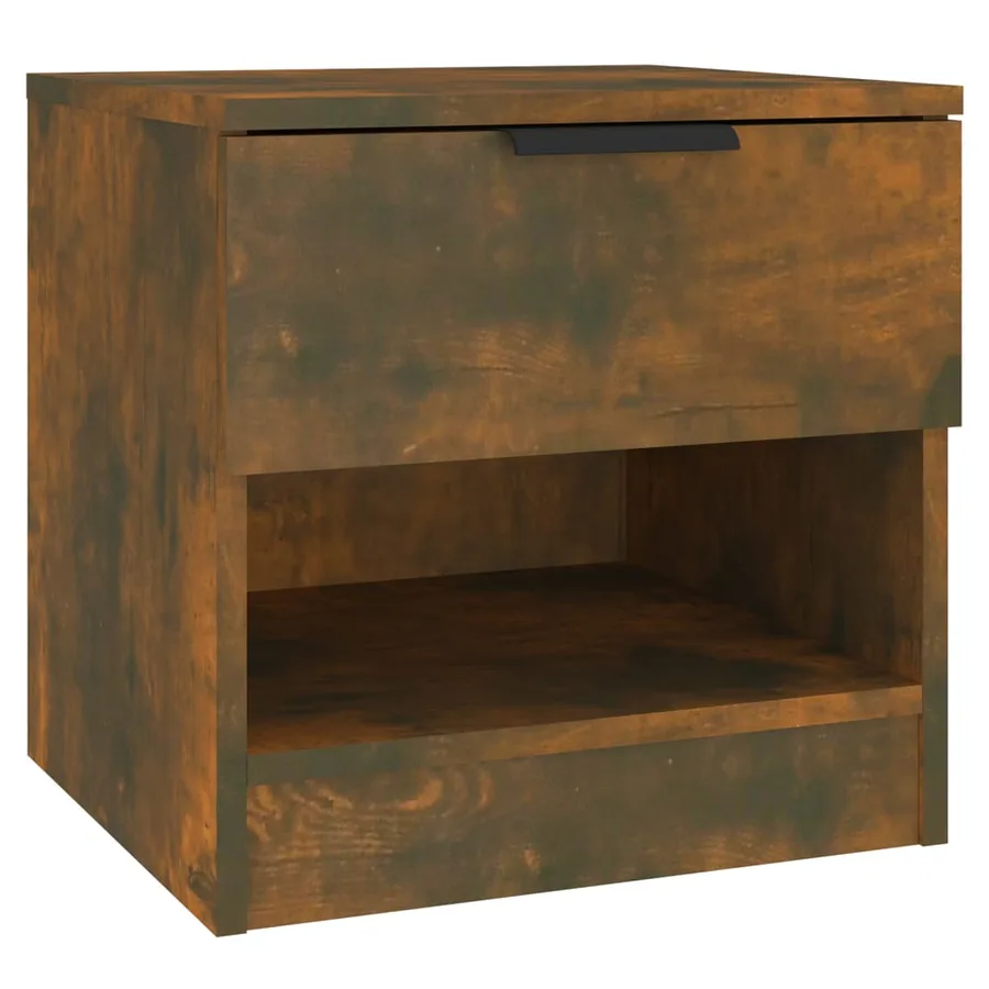 Table de chevet Chêne fumé Bois d'ingénierie - 2