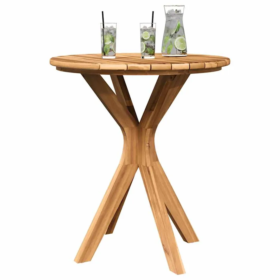 Table d'appoint Marron 70 x 70 x 75 cm Bois de teck massif - 3