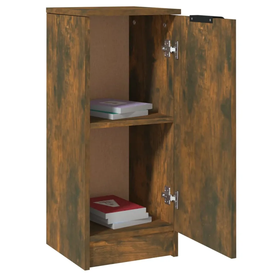 Buffets 2 pcs Chêne fumé 30x30x70 cm Bois d'ingénierie - 6