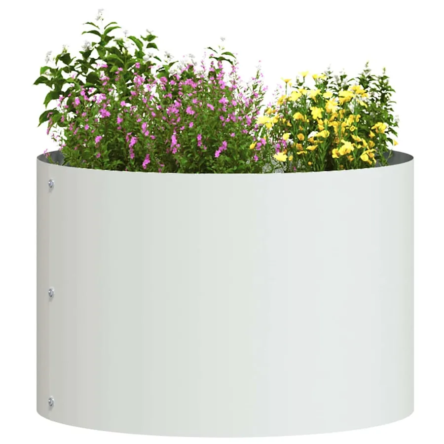 Anneau de jardinière 5 pc Blanc 30 x 30 x 20 cm - 3