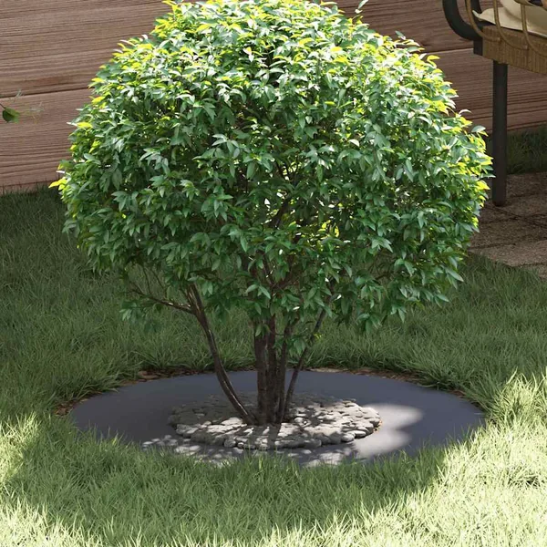 adapté pour anneau d'arbre plat Anthracite Ø30/60 cm Acier