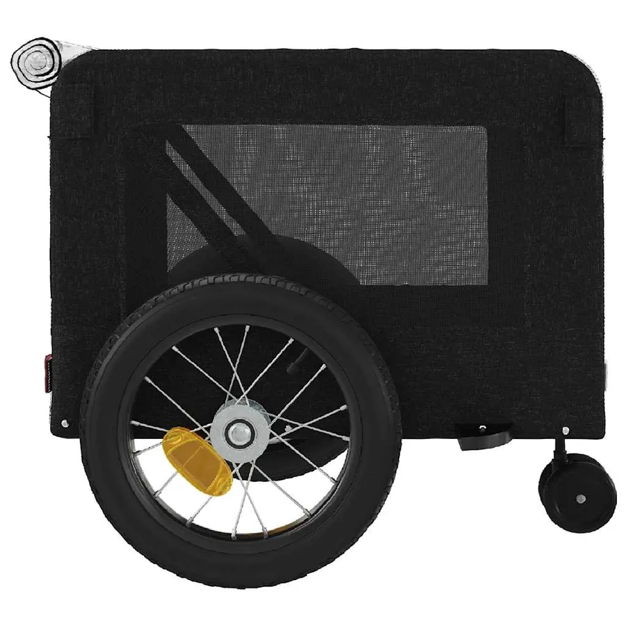 Remorque de vélo pour animaux de compagnie noir - 8