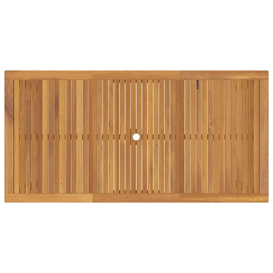 Ensemble de salle à manger pour jardin 9 pcs Noir - 11