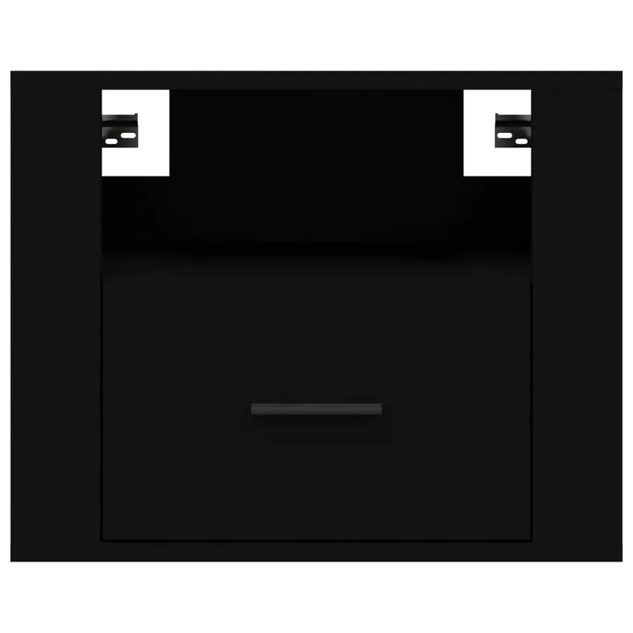 Tables de chevet murales 2 pcs Noir 50x36x40 cm - 6