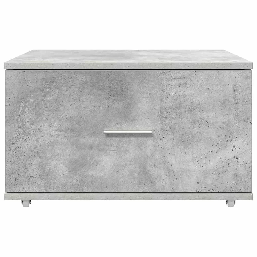 Armoire à tiroirs avec roue Gris béton 55 x 45 x 31 cm - 6