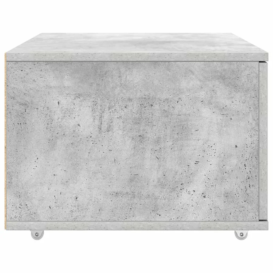 Armoire à tiroirs avec roue Gris béton 55 x 45 x 31 cm - 7