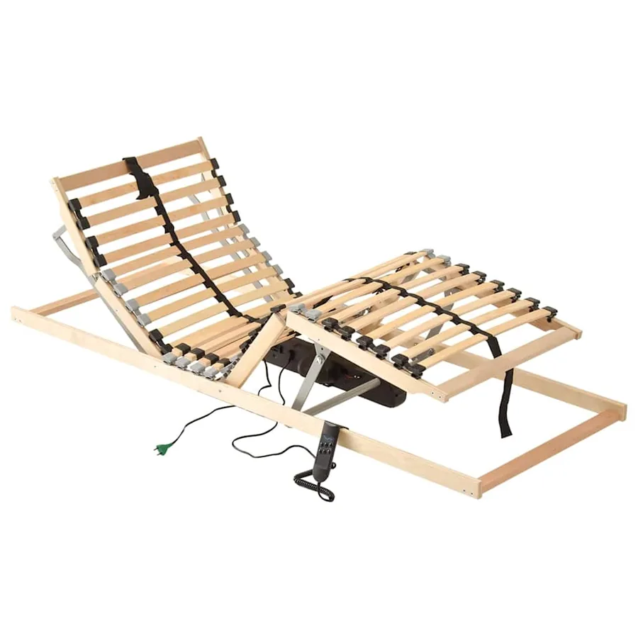 Sommier à lattes Marron 70 x 190 cm Bois de hêtre massif