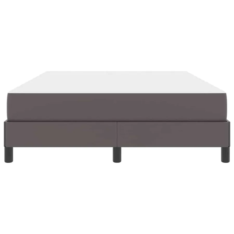 Cadre de lit avec matelas Gris 160 x 200 cm tissu - 7