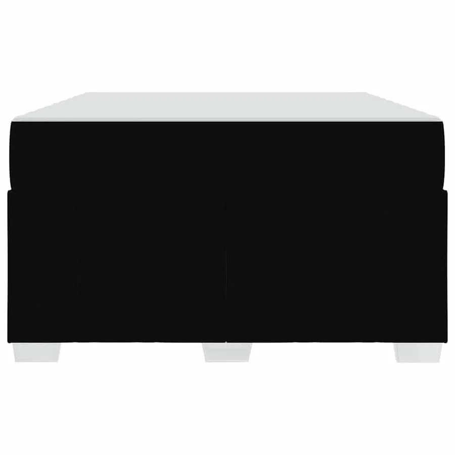 Cadre de lit avec matelas Noir 120 x 200 cm tissu - 7