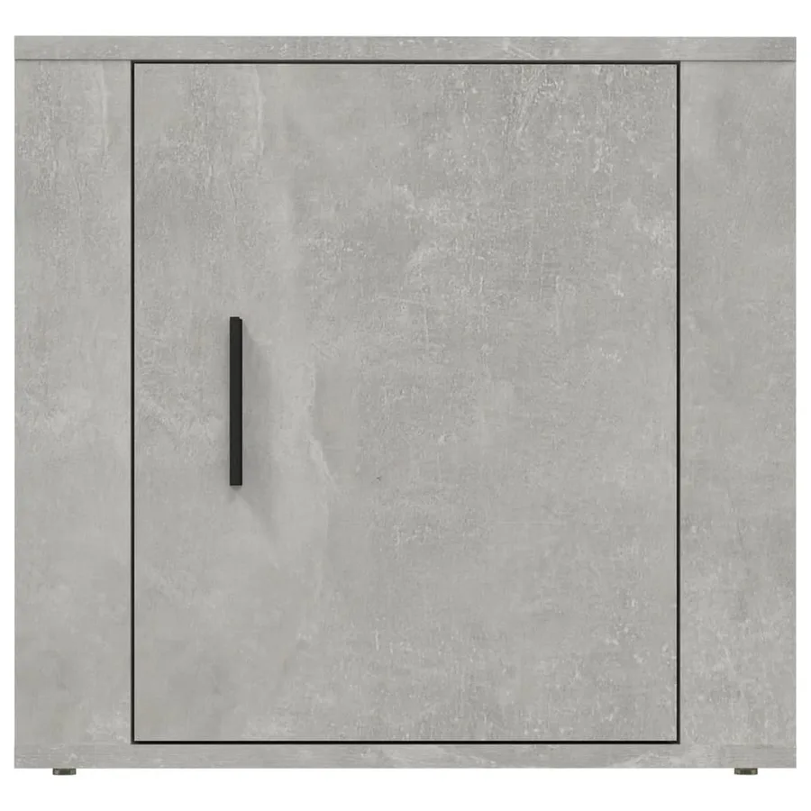 Table de chevet Gris béton 50x39x47 cm - 5