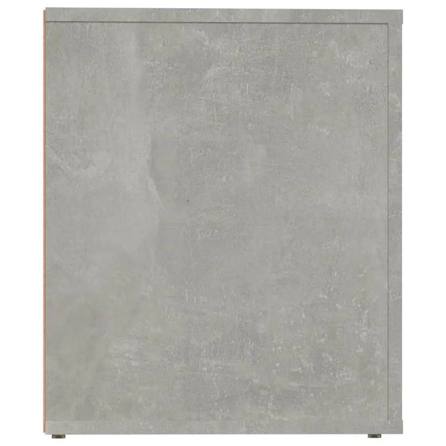 Table de chevet Gris béton 50x39x47 cm - 6