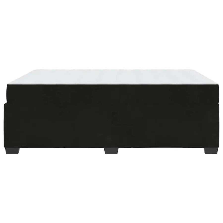 Cadre de lit avec matelas Noir 160 x 200 cm tissu - 6