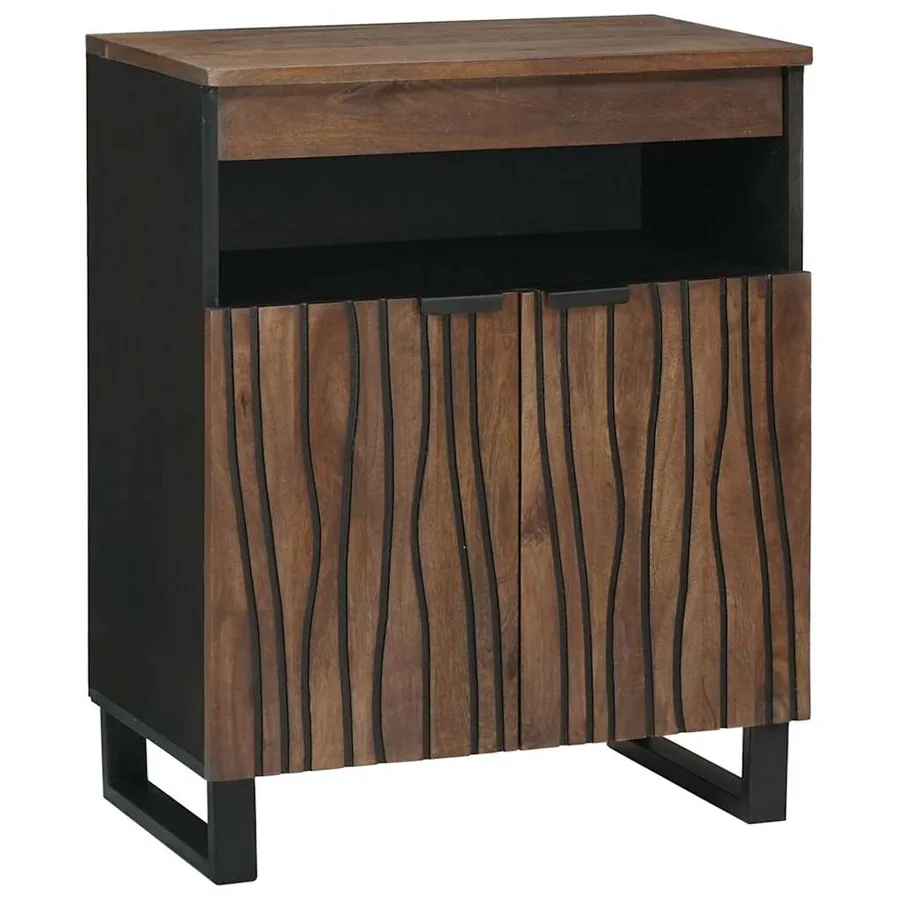Buffet Marron 60 x 33 x 75 cm bois de manguier massif