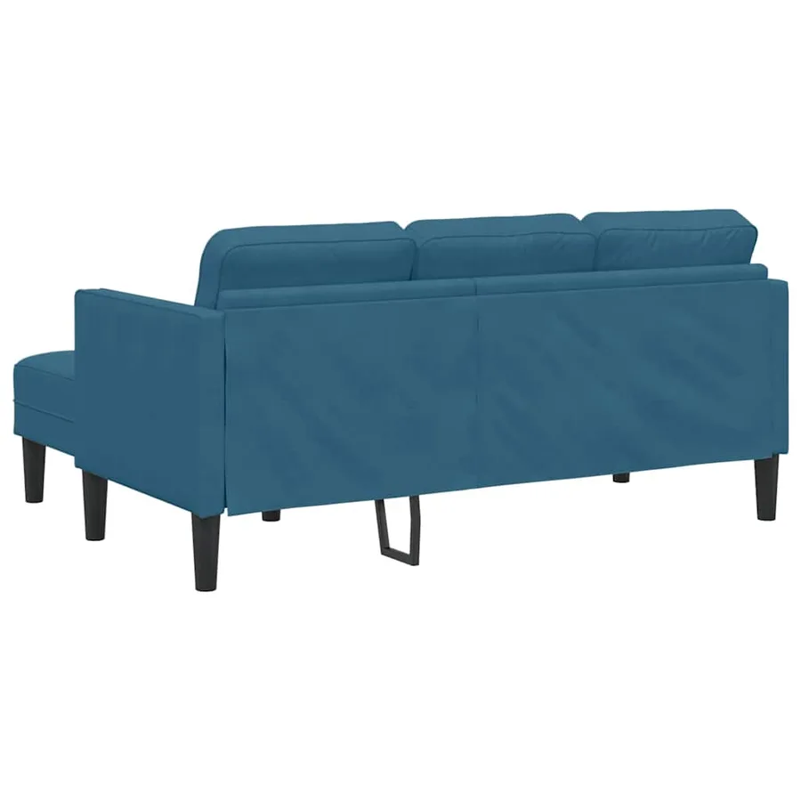 Ensemble de Canapés avec coussin Bleu Polyester - 6