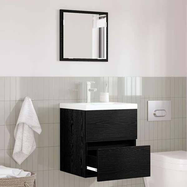Cabinet de salle de bain Chêne noir 41 x 38,5 x 45 cm