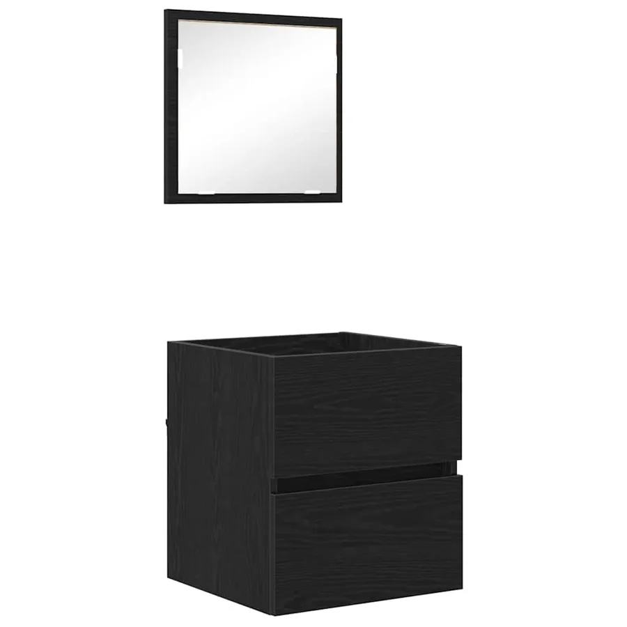 Cabinet de salle de bain Chêne noir 41 x 38,5 x 45 cm - 2