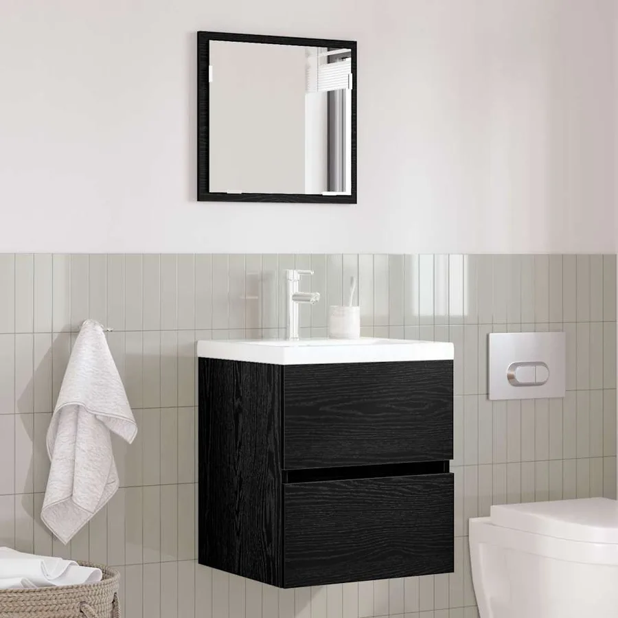 Cabinet de salle de bain Chêne noir 41 x 38,5 x 45 cm - 4
