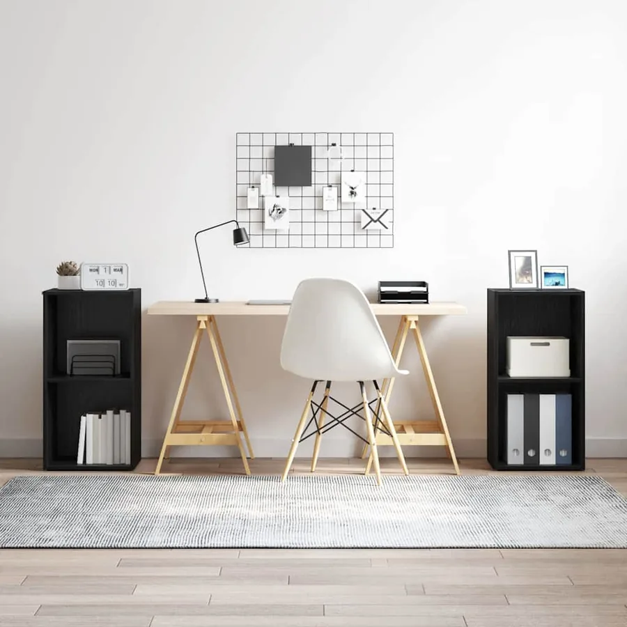 Ensemble meuble TV 2 pcs Chêne noir 37 x 35 x 72 cm