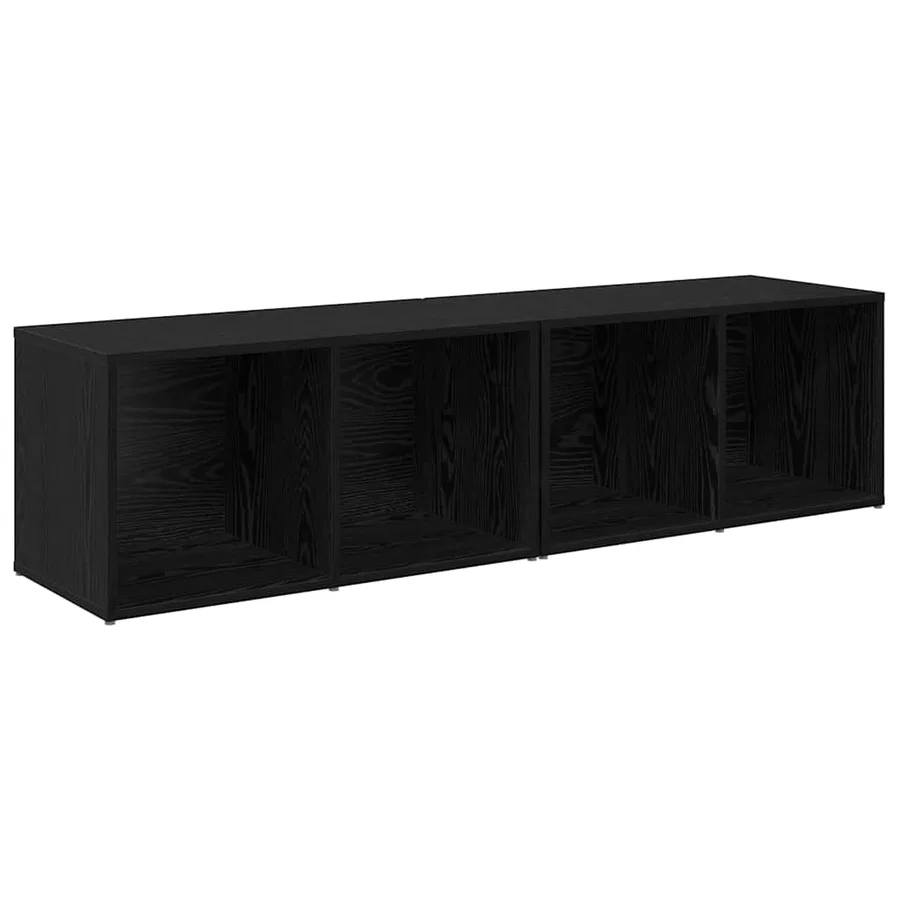 Ensemble meuble TV 2 pcs Chêne noir 37 x 35 x 72 cm - 2