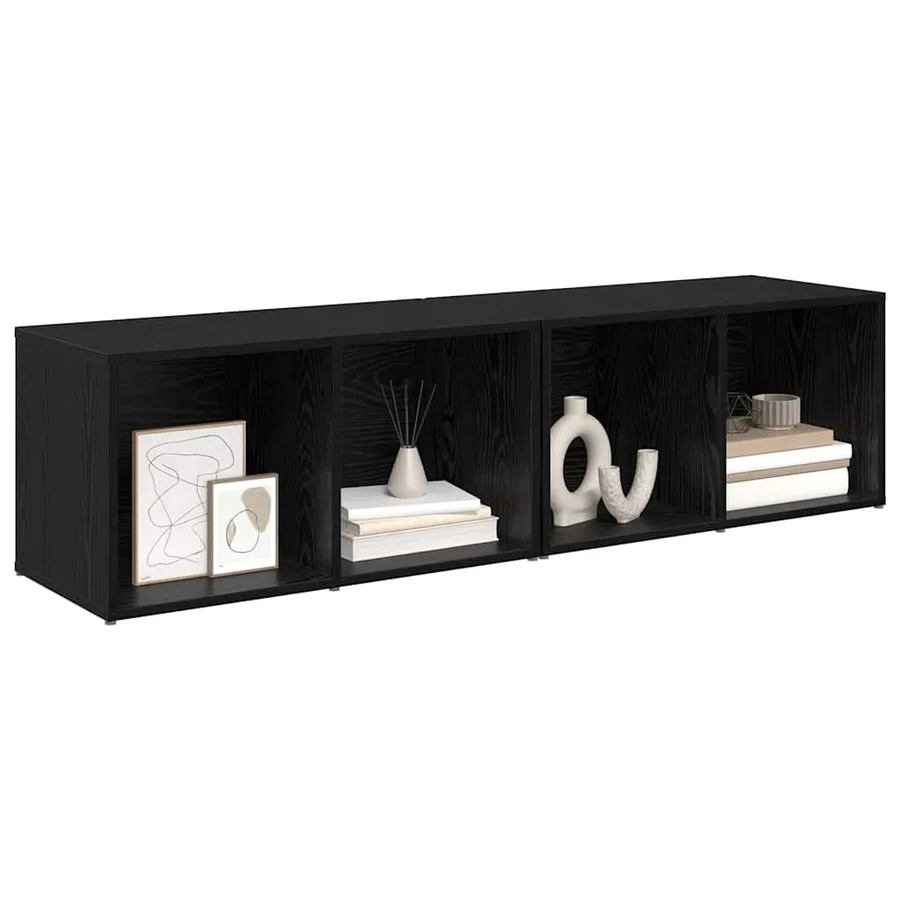 Ensemble meuble TV 2 pcs Chêne noir 37 x 35 x 72 cm - 3