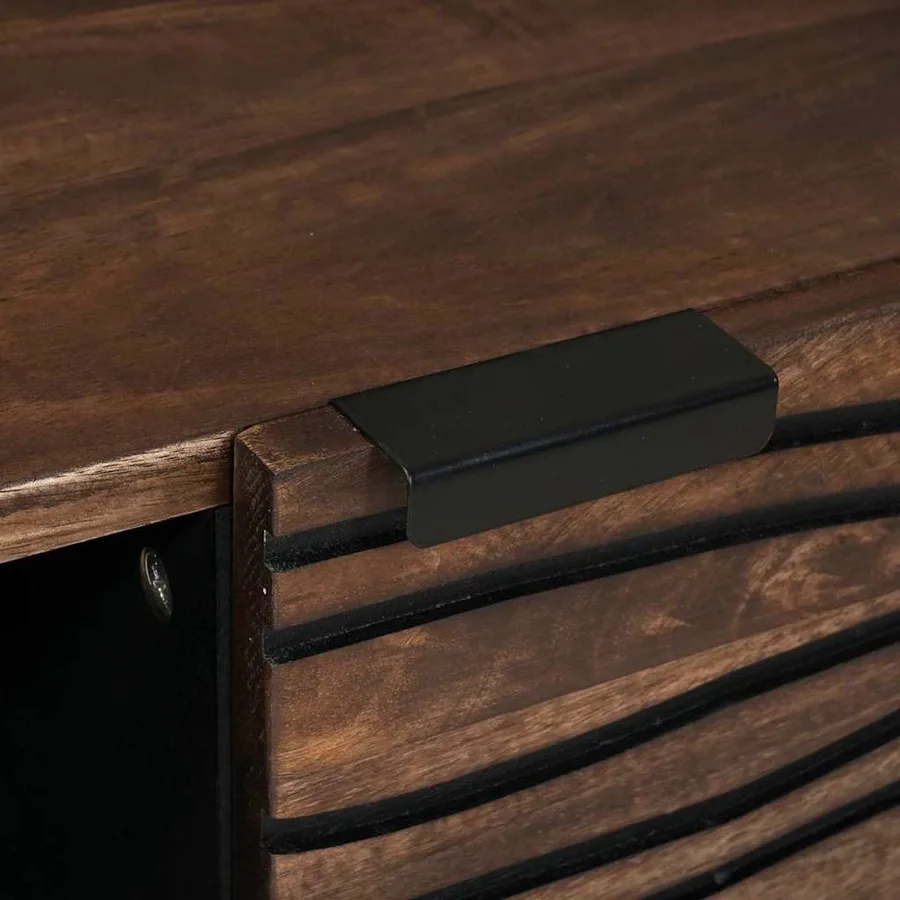 Table basse Noyer 80 x 50 x 40 cm Bois d'ingénierie - 8
