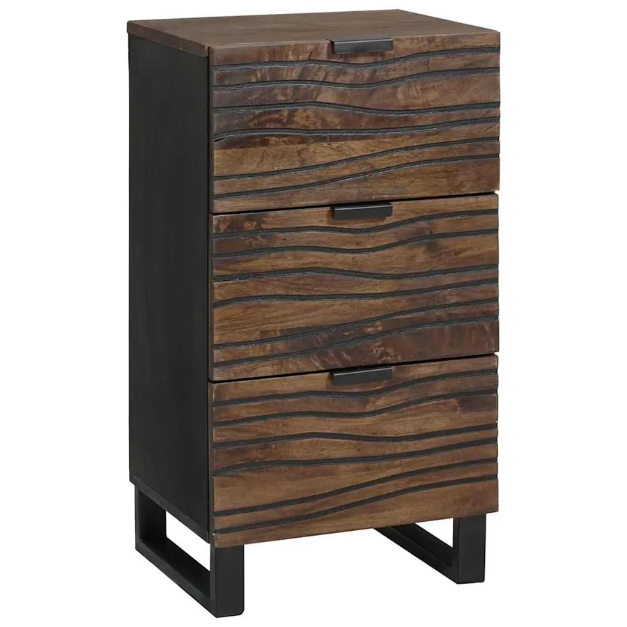 Buffet Marron 40 x 33 x 75 cm bois de manguier massif