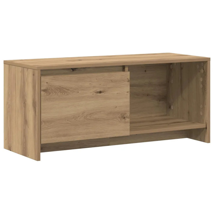 Ensemble meuble TV 90 x 35 x 40 cm Chêne artisanal - 2