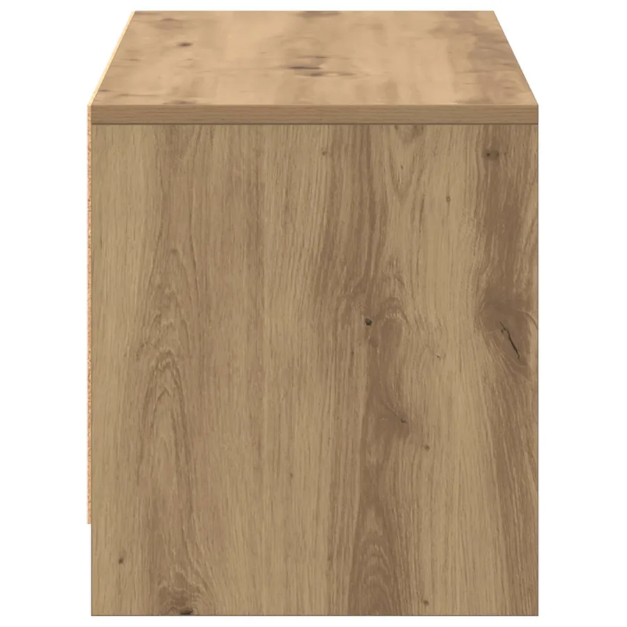 Ensemble meuble TV 90 x 35 x 40 cm Chêne artisanal - 7