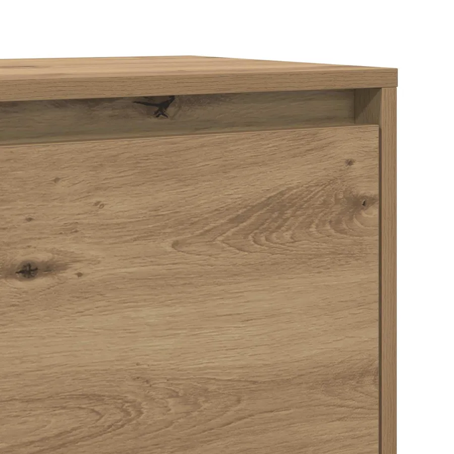 Ensemble meuble TV 90 x 35 x 40 cm Chêne artisanal - 9