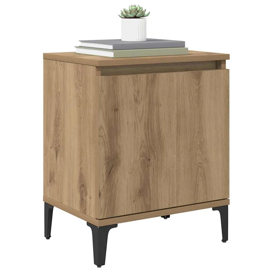 Cabinet de chevet Chêne artisanal 40 x 30 x 50 cm - 3