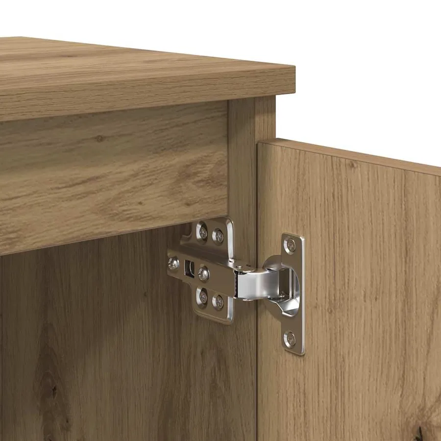 Cabinet de chevet Chêne artisanal 40 x 30 x 50 cm - 8