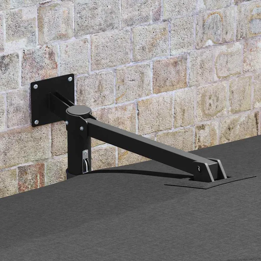 Parasol de jardin Anthracite 248,5 x 247,5 x 160 cm - 3