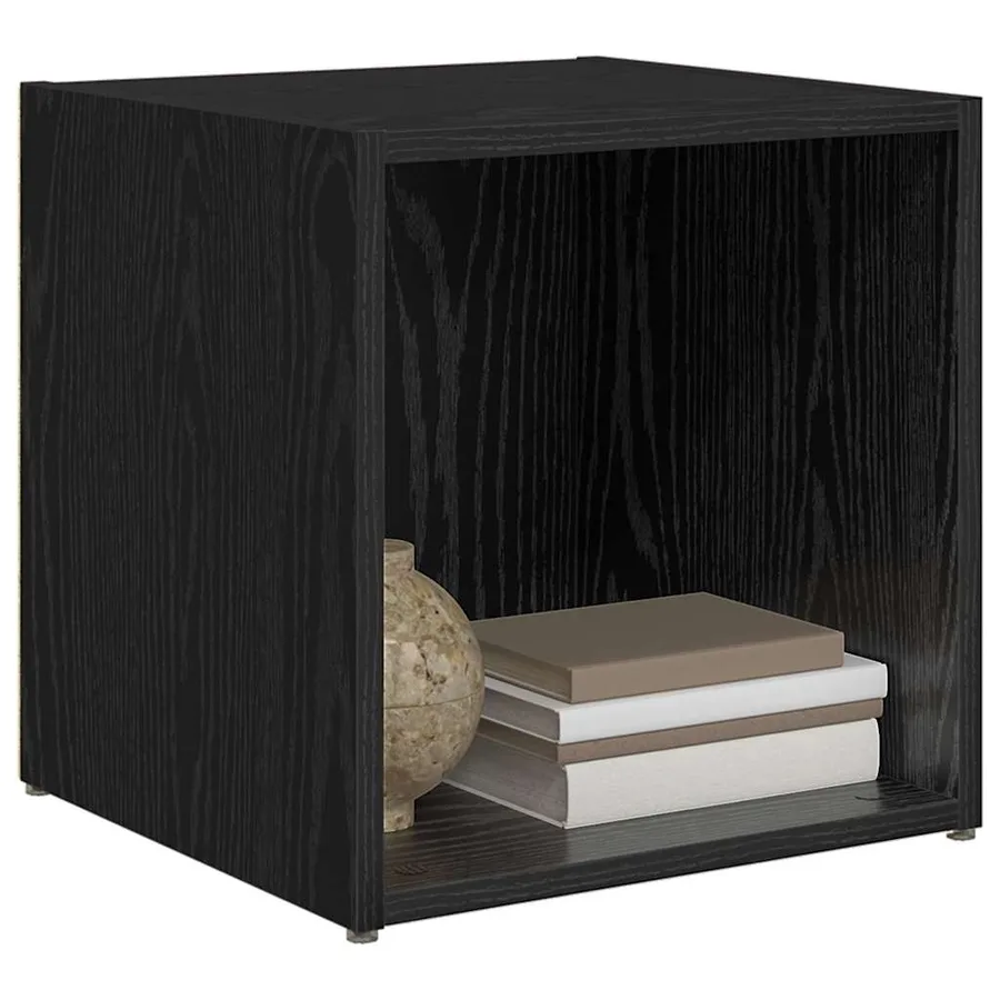 Ensemble meuble TV Montage mural 4 pcs Noir 37 x 35 x 37,5 cm - 3