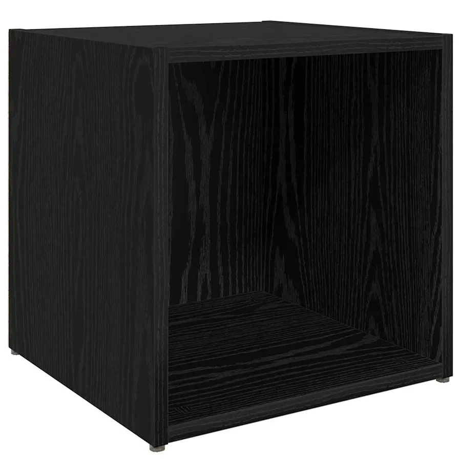 Ensemble meuble TV Montage mural 4 pcs Noir 37 x 35 x 37,5 cm - 5