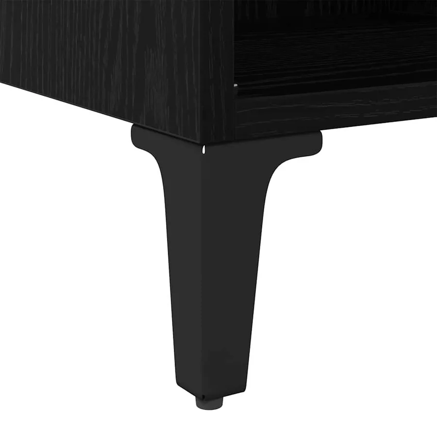 Ensemble meuble TV Noir 103,5 x 30 x 50 cm Bois d’ingénierie - 9