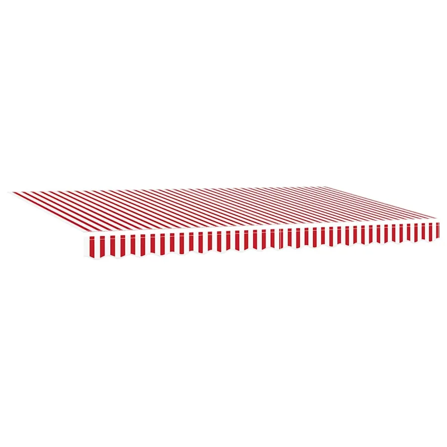 Cadre d'auvent Rouge et Blanc 400 x 200 cm - 4