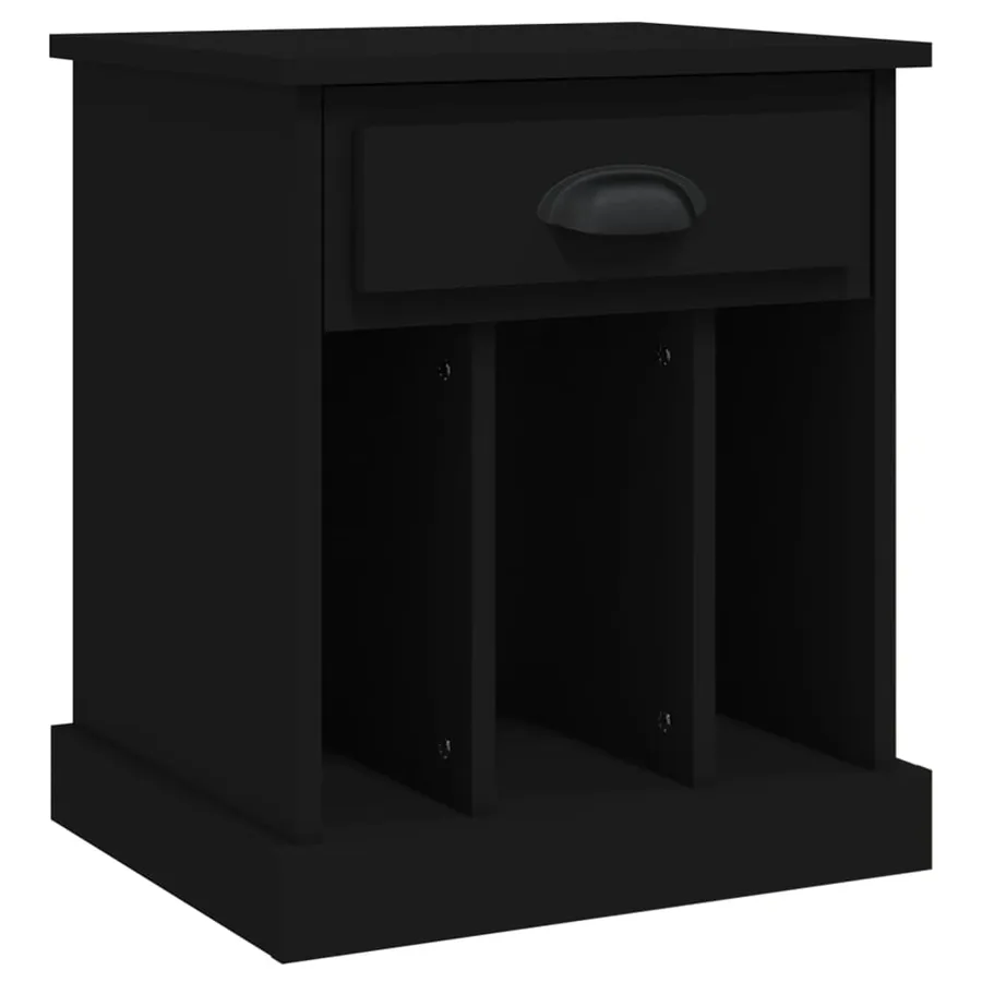 Tables de chevet 2 pcs noir 43x36x50 cm - 6
