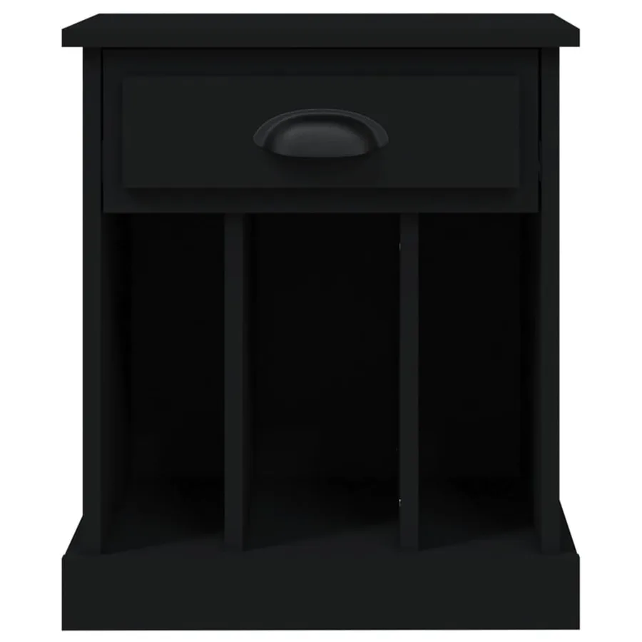 Tables de chevet 2 pcs noir 43x36x50 cm - 8