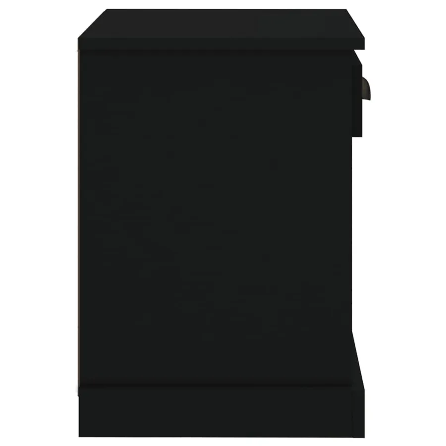 Tables de chevet 2 pcs noir 43x36x50 cm - 9