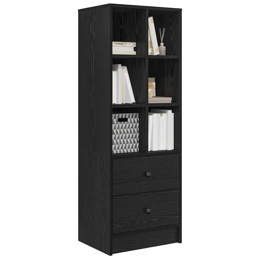 Haut Armoire avec tiroir Chêne noir 45,5 x 34 x 127 cm - 3