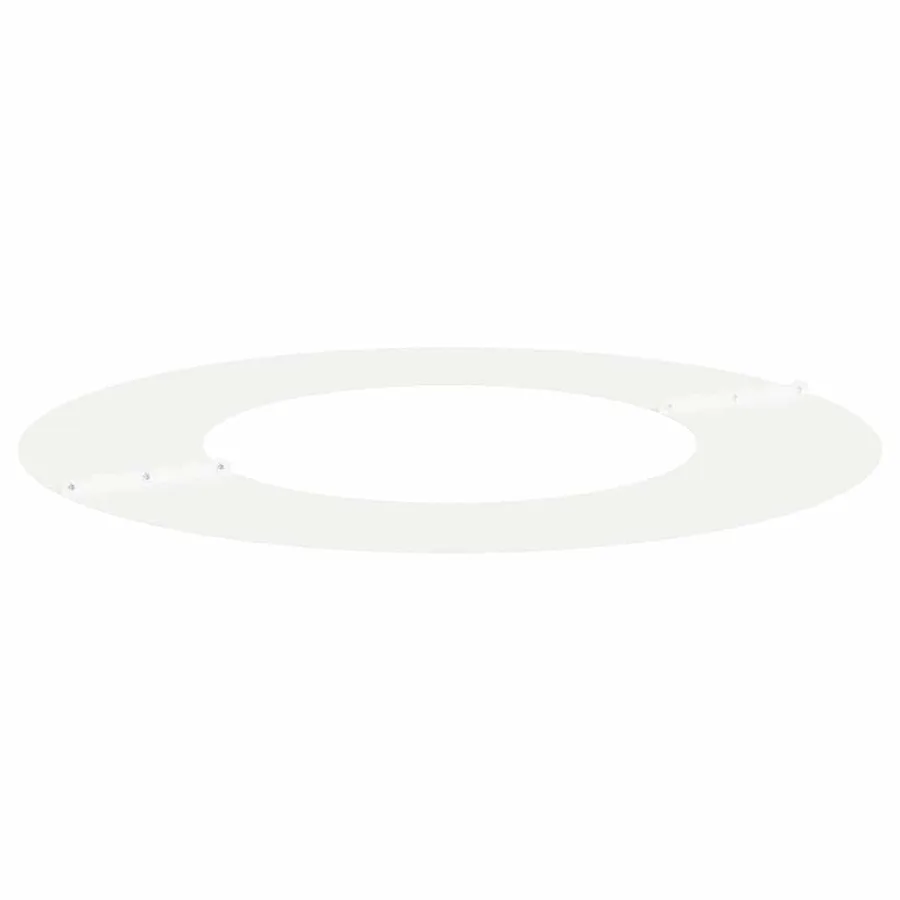 adapté pour anneaux d'arbre plats 5 pc Blanc Ø40/70 cm Acier - 4