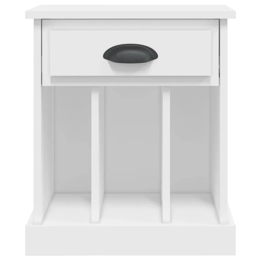 Tables de chevet 2 pcs blanc 43x36x50 cm - 8