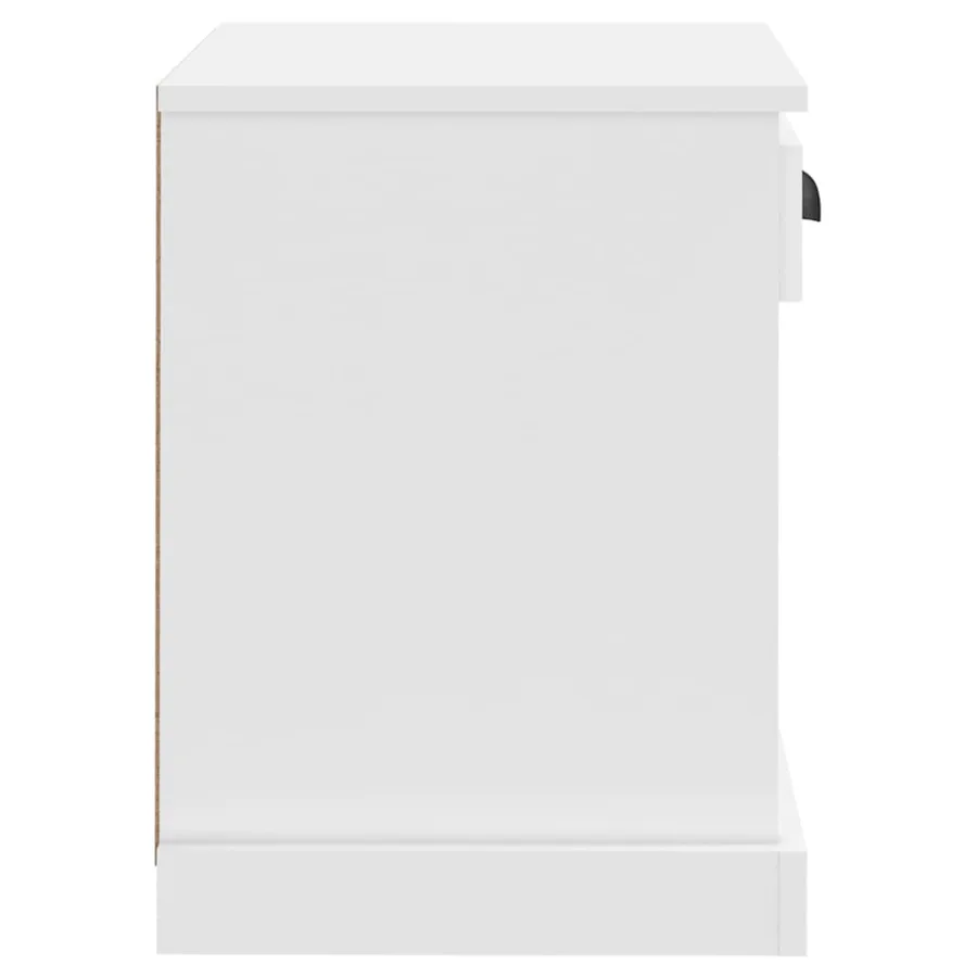 Tables de chevet 2 pcs blanc 43x36x50 cm - 9