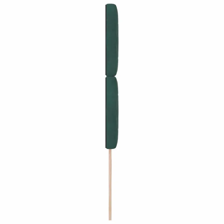 Tête de lit Gris Vert Clair 100 cm Velours - 5