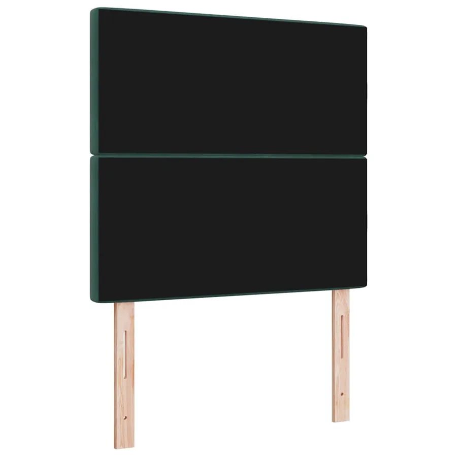 Tête de lit Gris Vert Clair 100 cm Velours - 6
