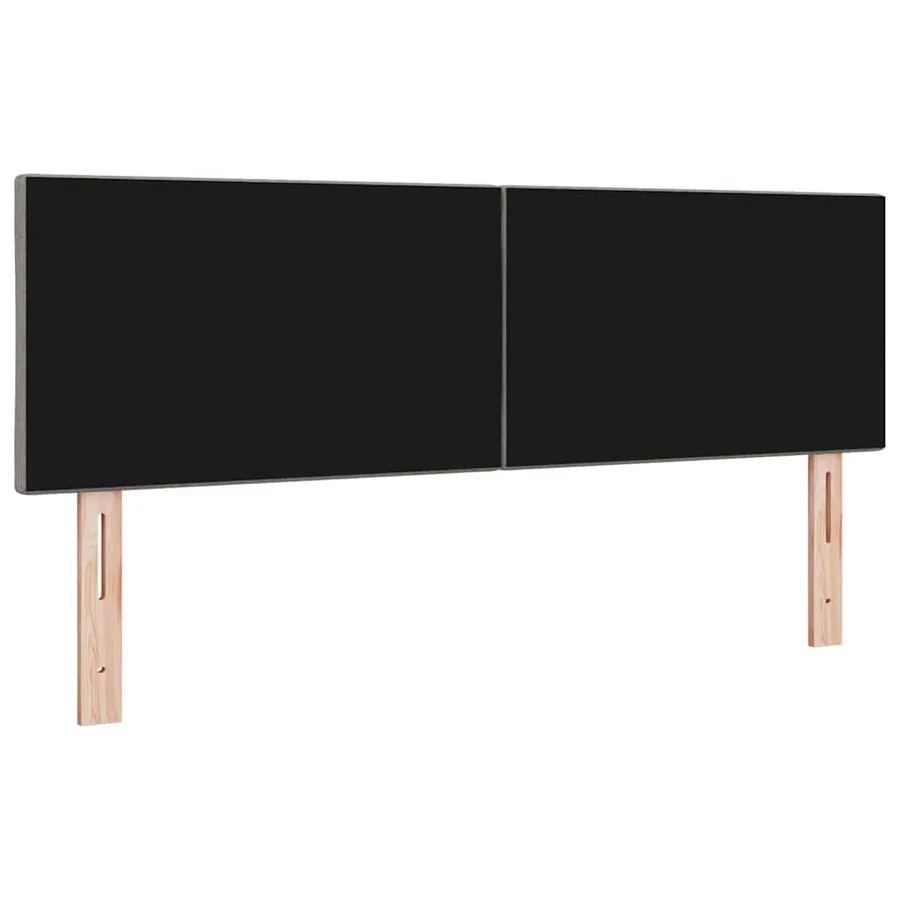 Tête de lit Taupe 160 cm tissu - 4
