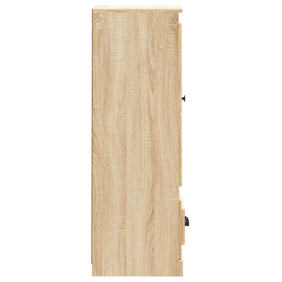 Buffet haut chêne sonoma 36x35,5x103,5 cm bois d'ingénierie - 6