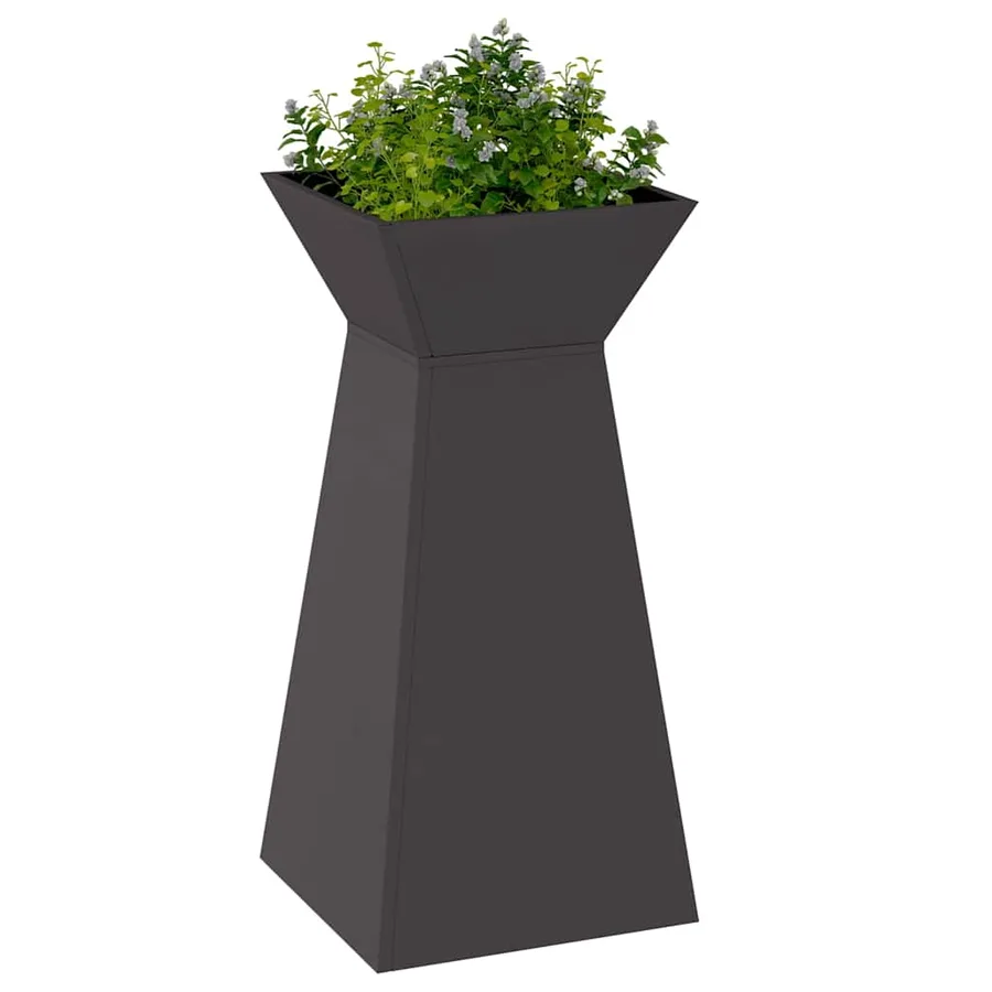Jardinière à pilier Noir 35 x 35 x 73 cm - 3