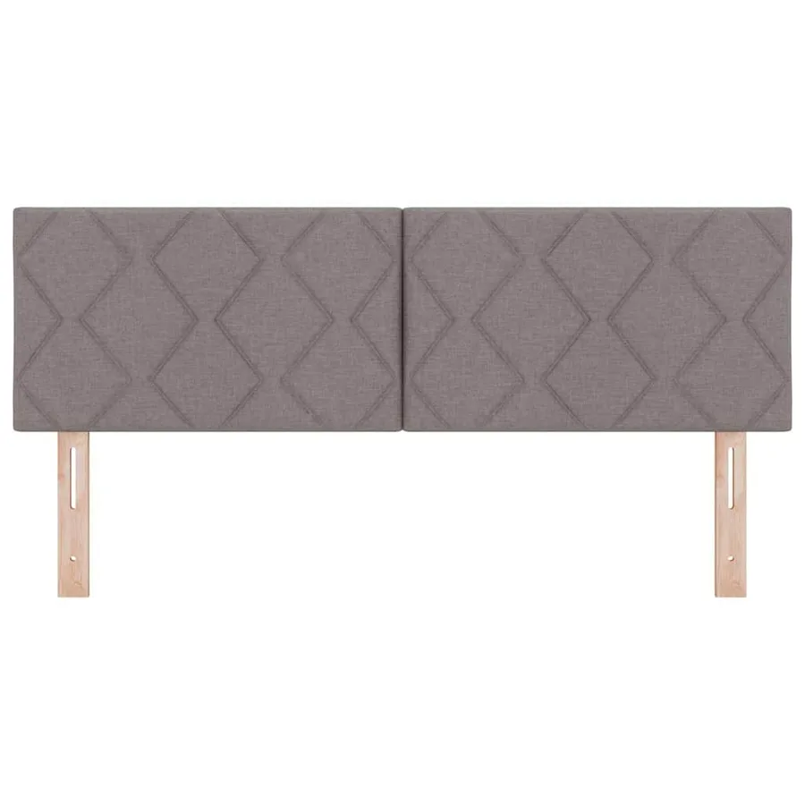 Tête de lit LED Taupe 160 cm tissu - 5